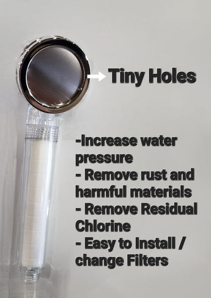 Roman Double Filter Shower Head