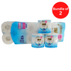NAXOS 3Ply Bathroom Tissue 12 Rolls 140g