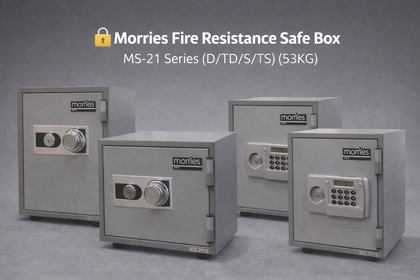 🔐 Morries Fire Resistance Safe Box MS-21 Series (D/TD/S/TS) (53KG)