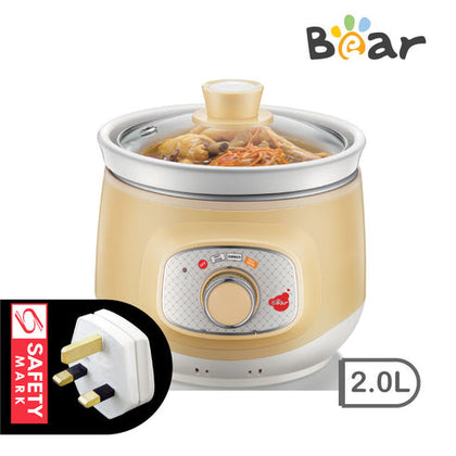 BEAR Slow Cooker 2L  #DDG-D20Q2