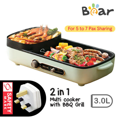 Bear Steamboat with BBQ 3L DKL-C15G1