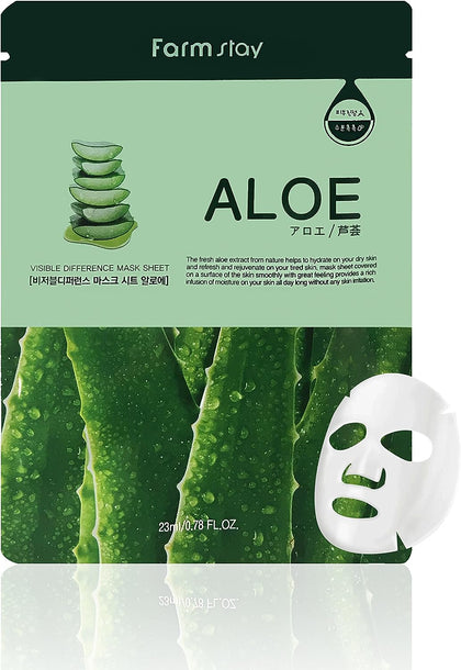 Farmstay Visible Diff Aloe Mask