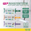 JAPAN HOME Floor Wet Wipes 80s | Pine / Lemon / Lavender (Bundle of 2/16)