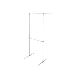 Folding T Rack Adjustable Laundry Clothes Stand (68-116 x 52 x 158cm)