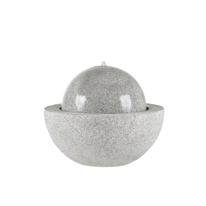 Gaya Granite 57/77 Round Water Fountain - Granite Grey