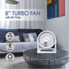 White PowerPac iFan 8 Inch Turbo Fan information