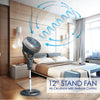 IFAN STAND FAN WITH CONVERTIBLE HEIGHT AIR CIRCULATOR