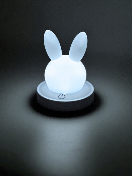 Adorable Rabbit Night Light – 3-Mode Silicone LED Glow 🐰✨