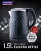 MORRIES 1.5L Electric Kettle MS-CJ608 *Black