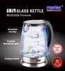 MORRIES 1.7L GLASS KETTLE MS2020GK