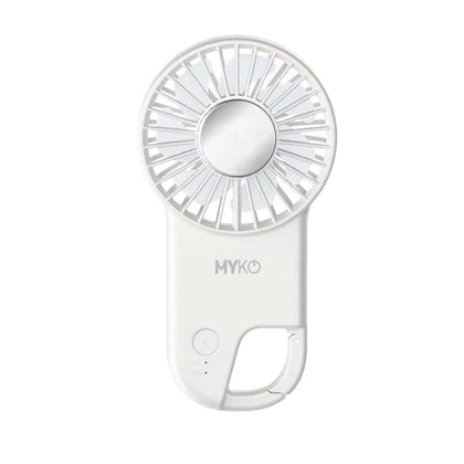 MYKO USB Handheld Cooling Fan White #MYKO_UF005WH