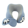Panda Memory Foam Pillow+Eye Mask