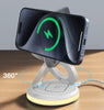 360 Rotation Flip Charger WITH Light