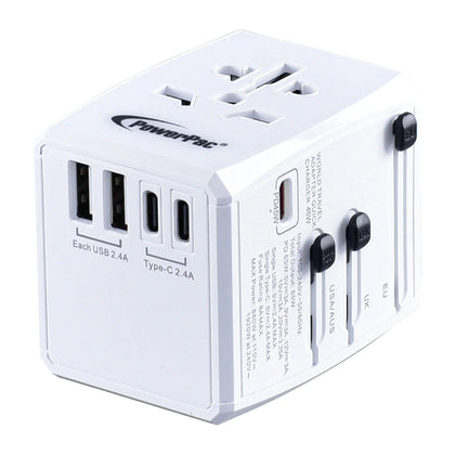 PowerPac Travel Adapter 2A+3C USB 45Watts PP7966