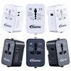 PowerPac Travel Adapter 2Type C & 1A USB- Black / White