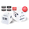 PowerPac Multi Travel Adapter W/4XUSB Charger TypeC USB PP7980