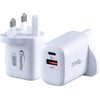 20W Charger Fast Charge USB-A | PD 3.0 USB Charger | Smart Charge | TYPE A | TYPE C Adapter
