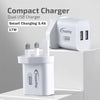 Power Pac 17W Charger Smart Charge 2X USB PORT Charger | TYPE A Adapter