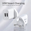 Power Pac 17W Charger Smart Charge 2X USB PORT Charger | TYPE A Adapter