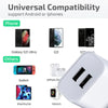Power Pac 17W Charger Smart Charge 2X USB PORT Charger | TYPE A Adapter