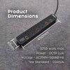 PowerPac 6 Way Extension Socket with 4XUSB 3.2A (Black) PP9116UBK