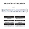 PowerPac 6 Way Extension Socket with 4XUSB 3.2A (Black) PP9116UBK
