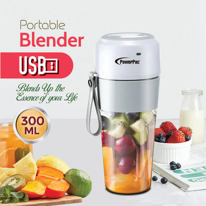 PowerPac USB Charged Portable Blender with 304 Stainless Steel, 350mL