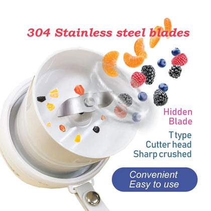 PowerPac USB Charged Portable Blender with 304 Stainless Steel, 350mL information