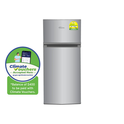 136L 2 Door Mini Bar Fridge with Freezer