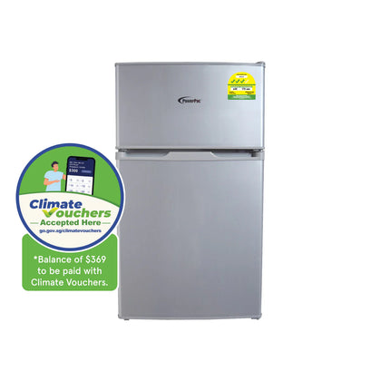 71L 2 Door Mini Bar Fridge with Freezer PPF85