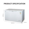 PowerPac Chest Freezer 500L PPFZ500