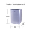 PowerPac Upright Freezer 90L (Black) PPFZ99BK
