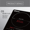 POWERPAC Ceramic Induction Cooker 2000w (Any Pot ) #PPIC880