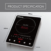 POWERPAC Ceramic Induction Cooker 2000w (Any Pot ) #PPIC880