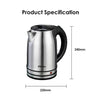 PowerPac Stainless Steel 1.8L Cordless Jug - PPJ2003