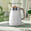 POWERPAC Kettle Jug Wood Handle 1.8L PPJ2030