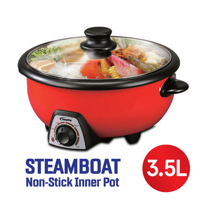 POWERPAC 3.5L Electric Steamboat 1300w #PPMC282