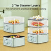 2in1 Multi function 2 Tier Food Steamer & Steamboat 9.2L PPS704