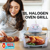 PowerPac Halogen Oven 1200-1400W 12L PPT615