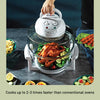 PowerPac Halogen Oven 1200-1400W 12L PPT615