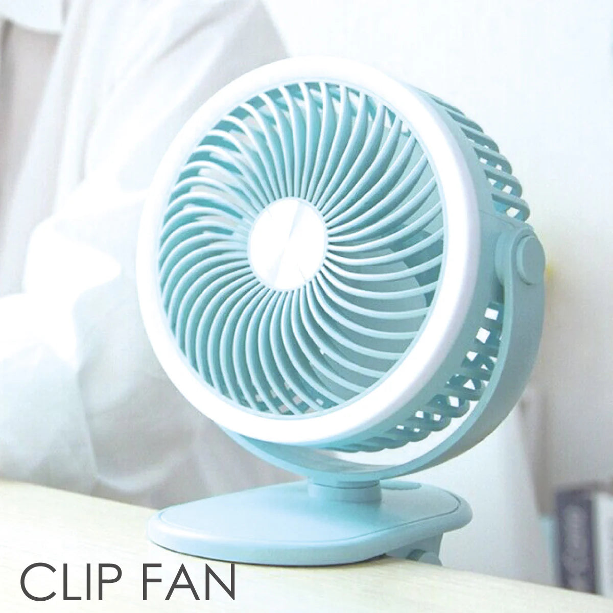 PowerPac Rechargeable 6 Inch USB Clip Fan PPUF226
