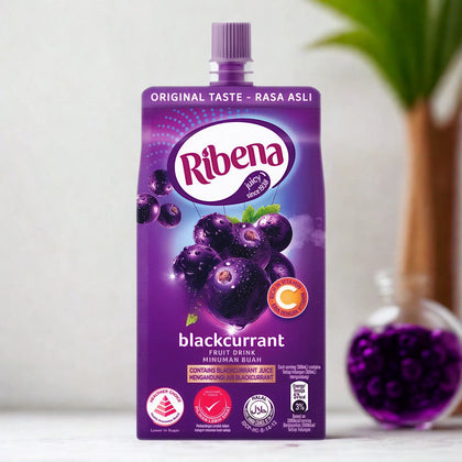 🍇 Ribena Blackcurrant Juice – 300ml Cheerpack 🥤