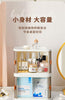 2-tier 2 transparent Mini Slide Door Stackable Cabinet