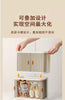 2 transparent Mini Slide Door Stackable Cabinet