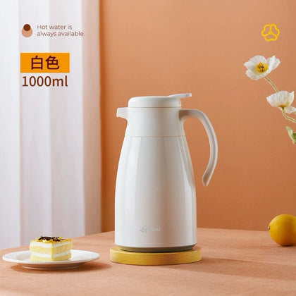 TIANXI Handy Jug with Insulated Glass 1.9L - White