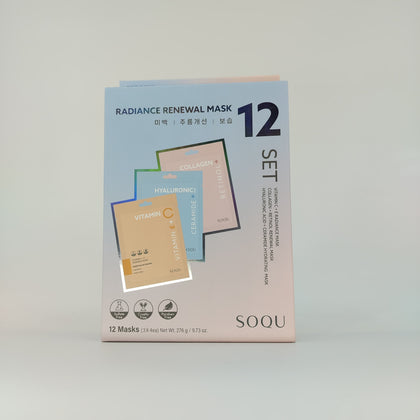 SOQU Radiance Renewal Mask Face Mask 12s