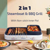 PowerPac 2 In 1 BBQ & SteamBoat 1.8L PPMC763