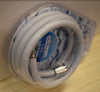 Double Blister PVC White Shower Hose 2M