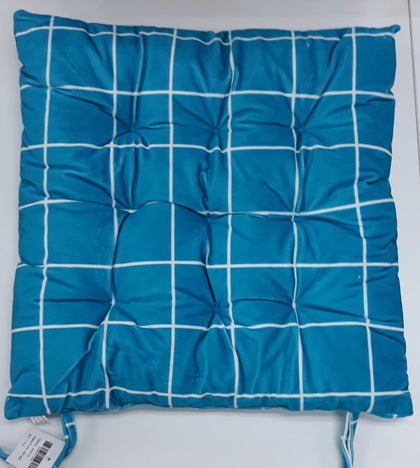 Blue Seat Pad 40*40cm - Plaid