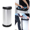 40L Deco Pedal Push Premium Bin in Metallic